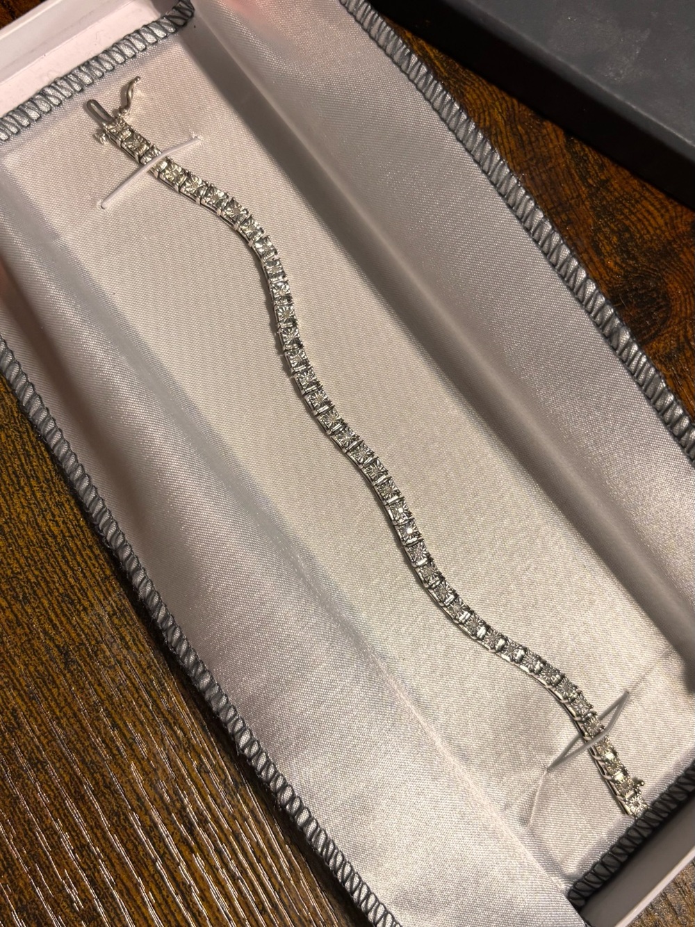JCPenney Diamond Sterling Silver Tennis Bracelet